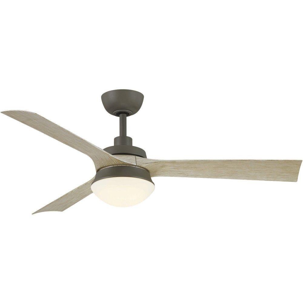 Barlow 3 Blade Ceiling Fan with Light Kit 52 Inch Wide by