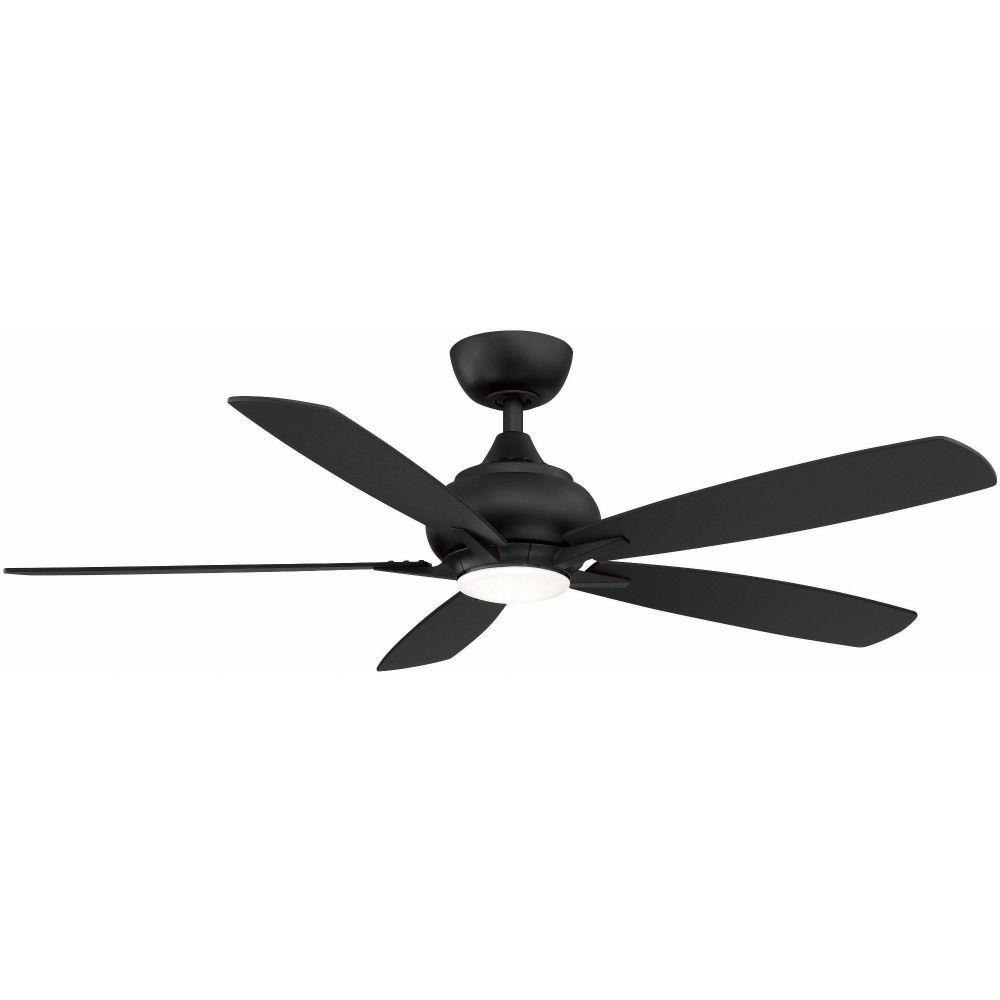 Doren 5 Blade Ceiling Fan 13.65 Inch Tall and 52 Inch Wide by